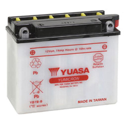 Yuasa Battery YB7B-B Conventional electrolyte Sold Separately YUAM227BB_591030