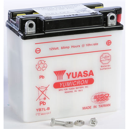 Yuasa Battery YB7L-B Conventional electrolyte Sold Separately YUAM2273Y_195688