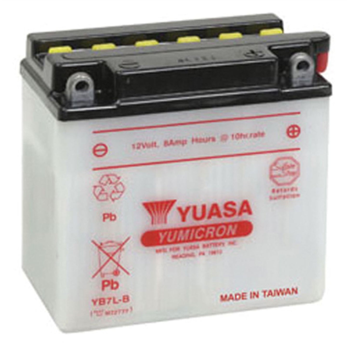 Yuasa Battery YB7L-B Conventional electrolyte Sold Separately YUAM2273Y_591032