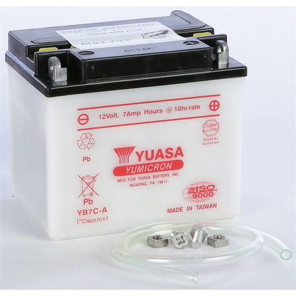 Yuasa Battery YB7C-A Conventional electrolyte Sold Separately YUAM227CY_195690
