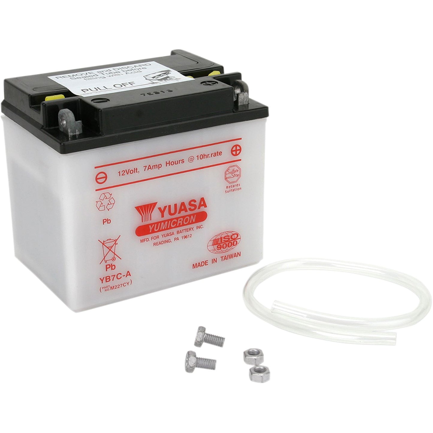 Yuasa Battery YB7C-A Conventional electrolyte Sold Separately YUAM227CY_501522