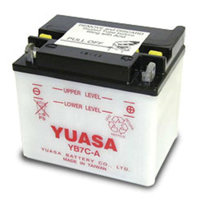 Yuasa Battery YB7C-A Conventional electrolyte Sold Separately YUAM227CY_591033