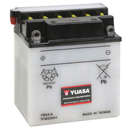 Yuasa Battery YB9A-A Conventional electrolyte Sold Separately YUAM229AY_591035