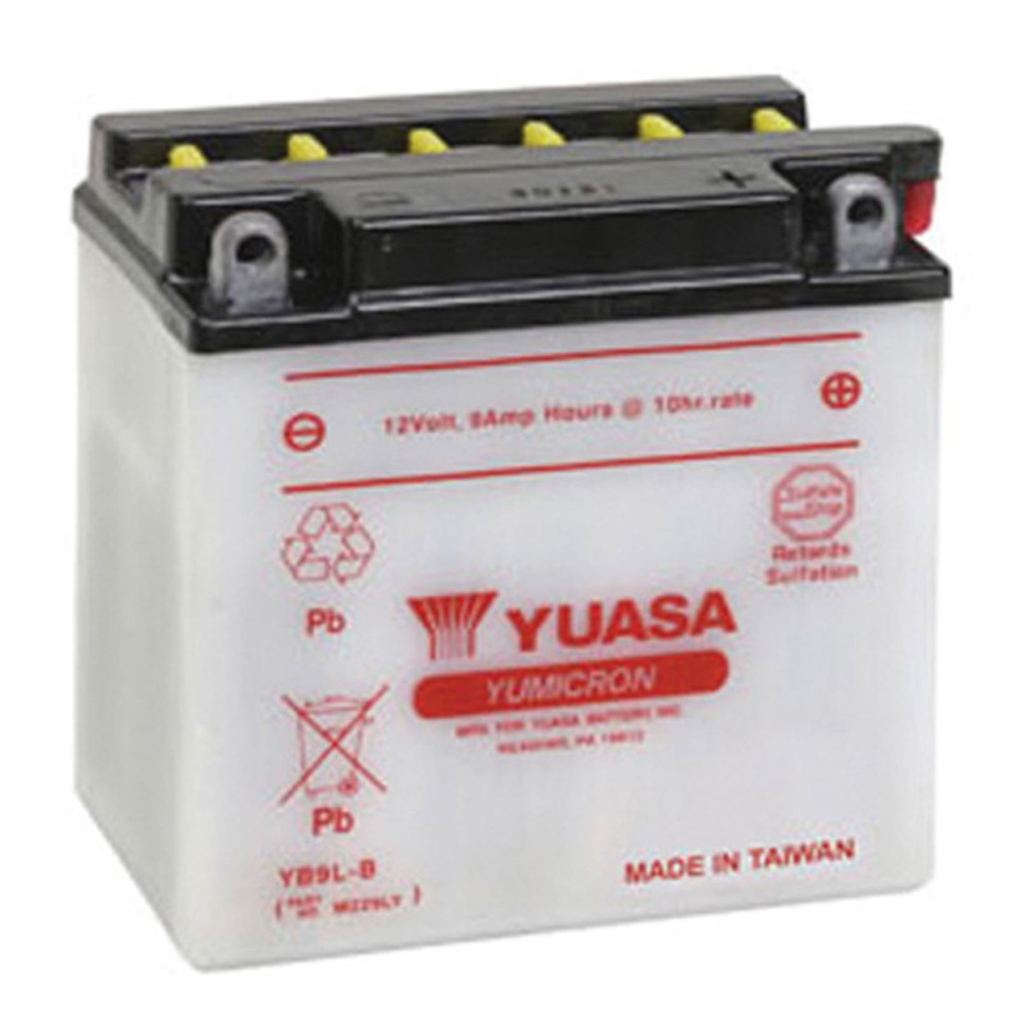 Yuasa Battery YB9L-B Conventional electrolyte Sold Separately YUAM229LY_591037