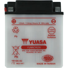 Yuasa Battery YB10A-A2 Conventional electrolyte Sold Separately YUAM221AY_501472