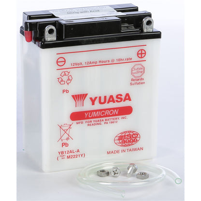 Yuasa Battery YB12AL-A Conventional electrolyte Sold Separately YUAM2221Y_195706