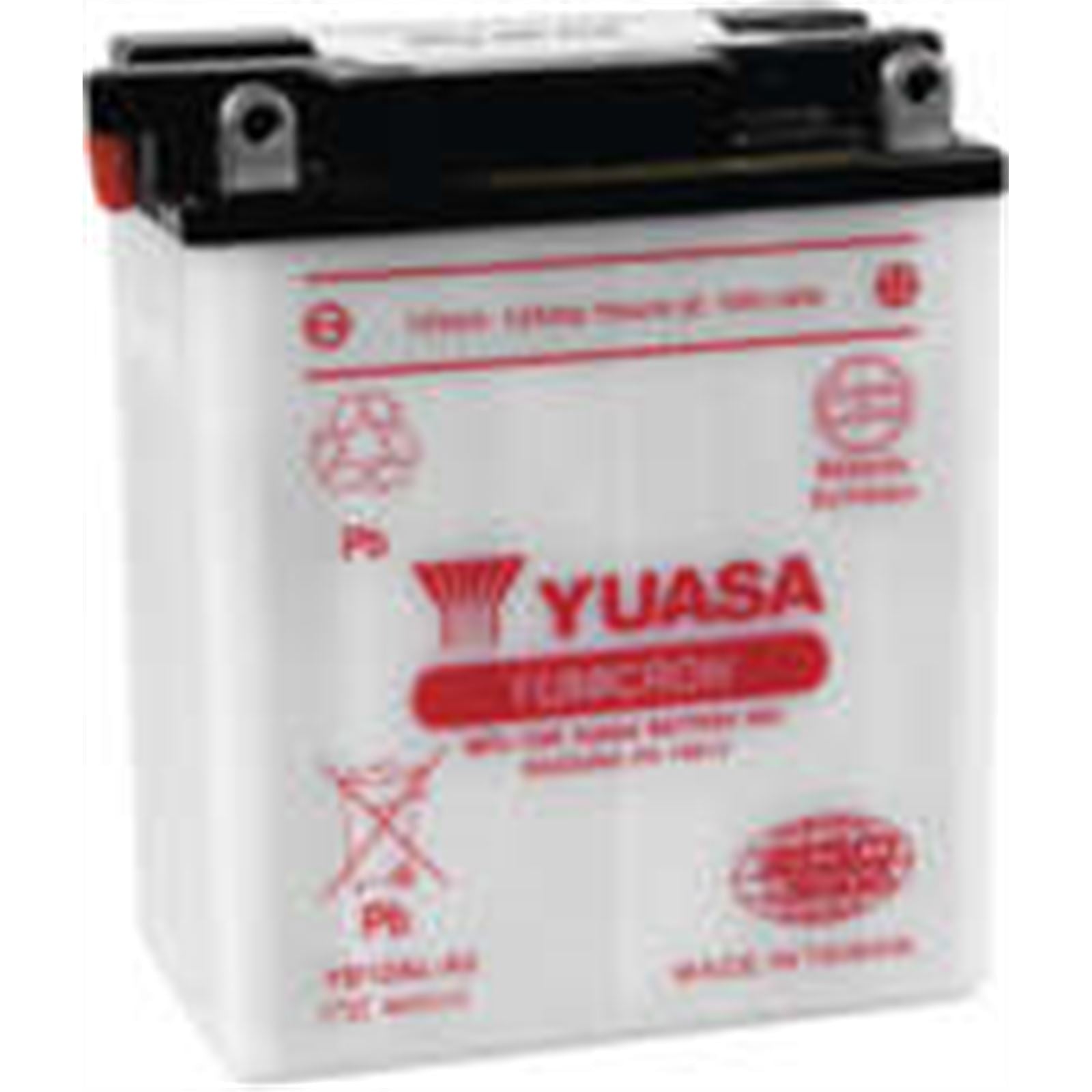 Yuasa Battery YB12AL-A2 Conventional electrolyte Sold Separately YUAM22212_195709