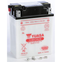 Yuasa Battery YB12C-A Conventional electrolyte Sold Separately YUAM222CA_195711