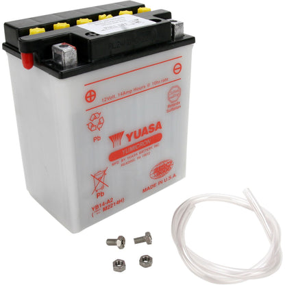 Yuasa Battery YB14-A2 Conventional electrolyte Sold Separately YUAM2214H_501485