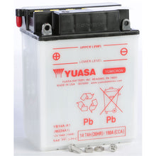 Yuasa Battery YB14A-A1 Conventional electrolyte Sold Separately YUAM224A1_195715