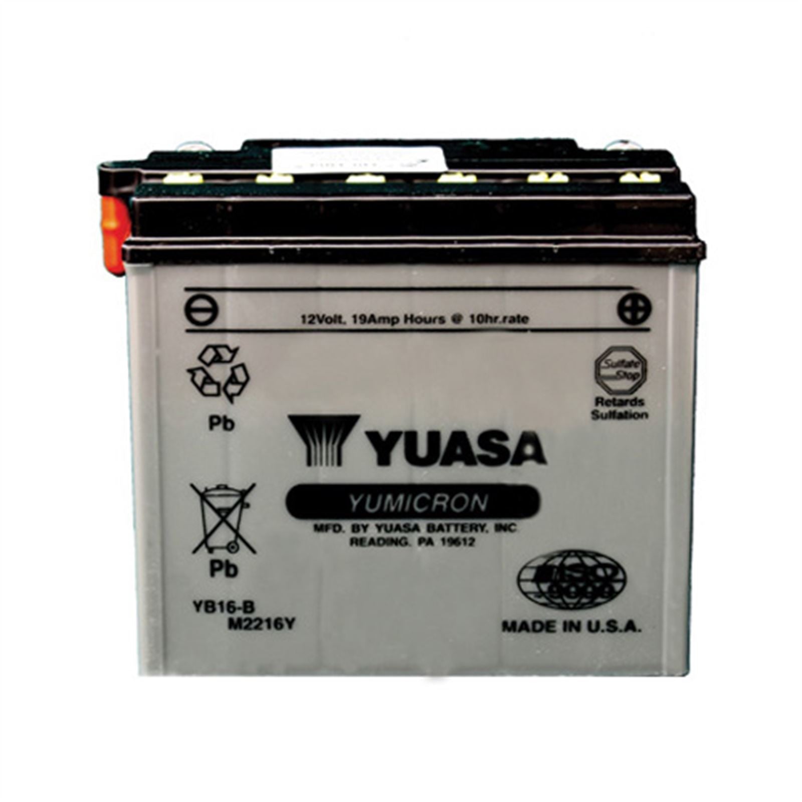 Yuasa Battery YB16-B Conventional electrolyte Sold Separately YUAM2216Y_591047