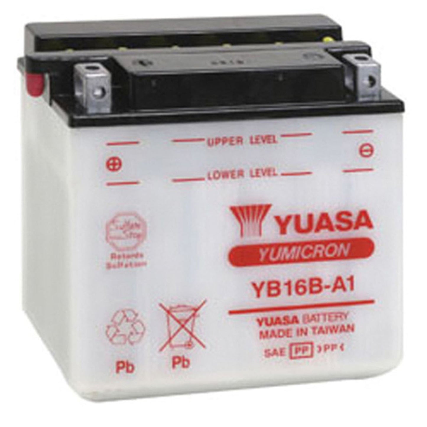 Yuasa Battery YB16B-A1 Conventional electrolyte Sold Separately YUAM22161_591050