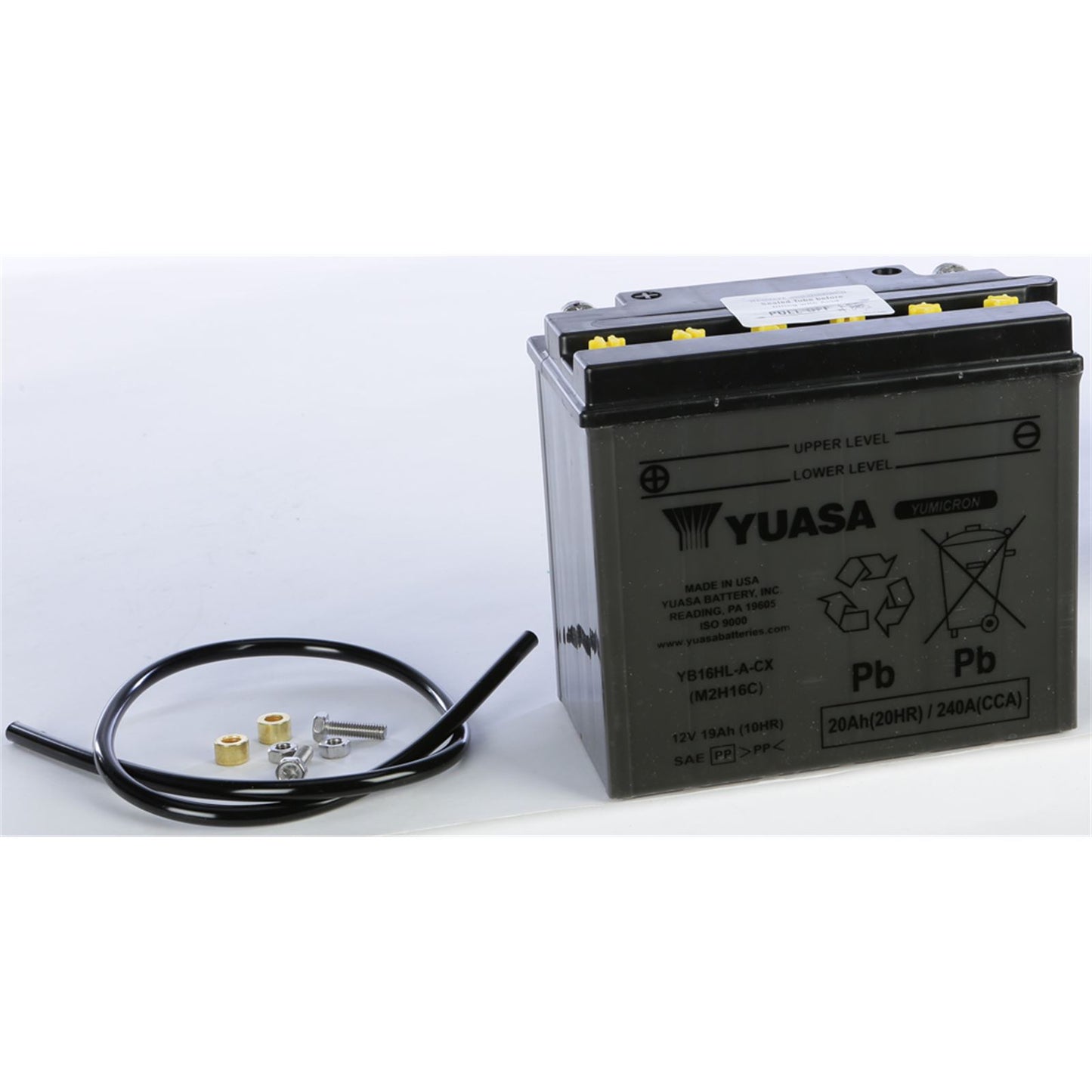 Yuasa Battery YB16HL-A-CX Conventional electrolyte Sold Separately YUAM2H16C_195732