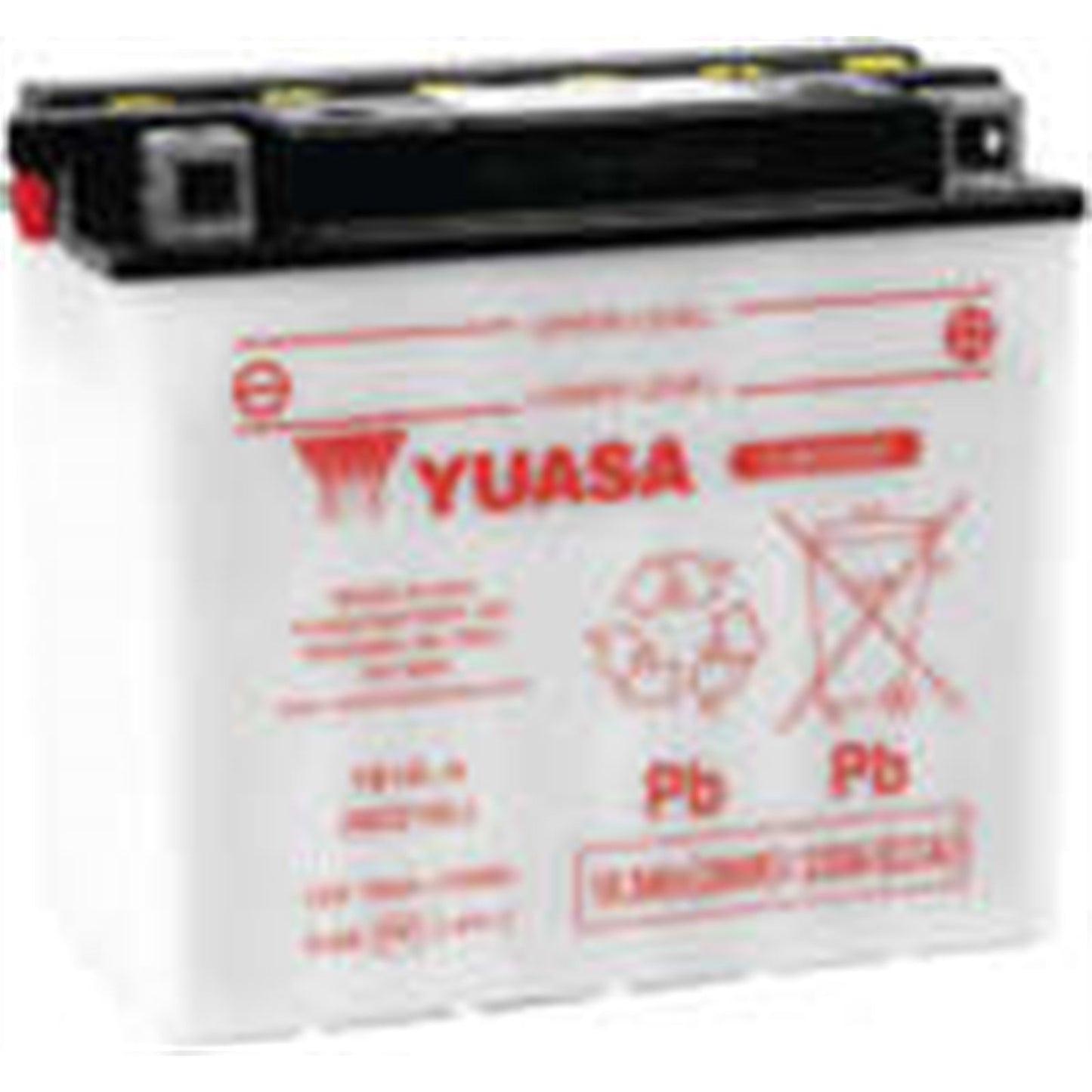 Yuasa Battery YB18L-A Conventional electrolyte Sold Separately YUAM2218L_195736