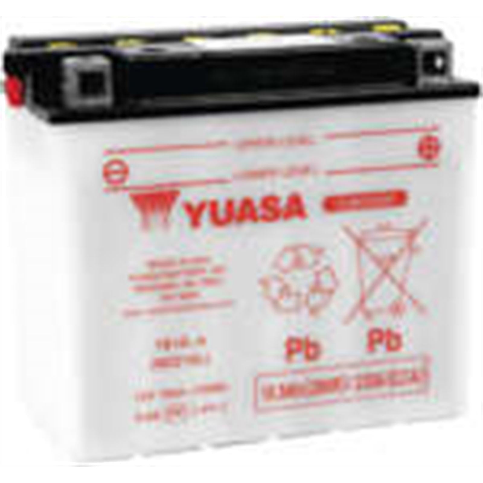 Yuasa Battery YB18L-A Conventional electrolyte Sold Separately YUAM2218L_195736