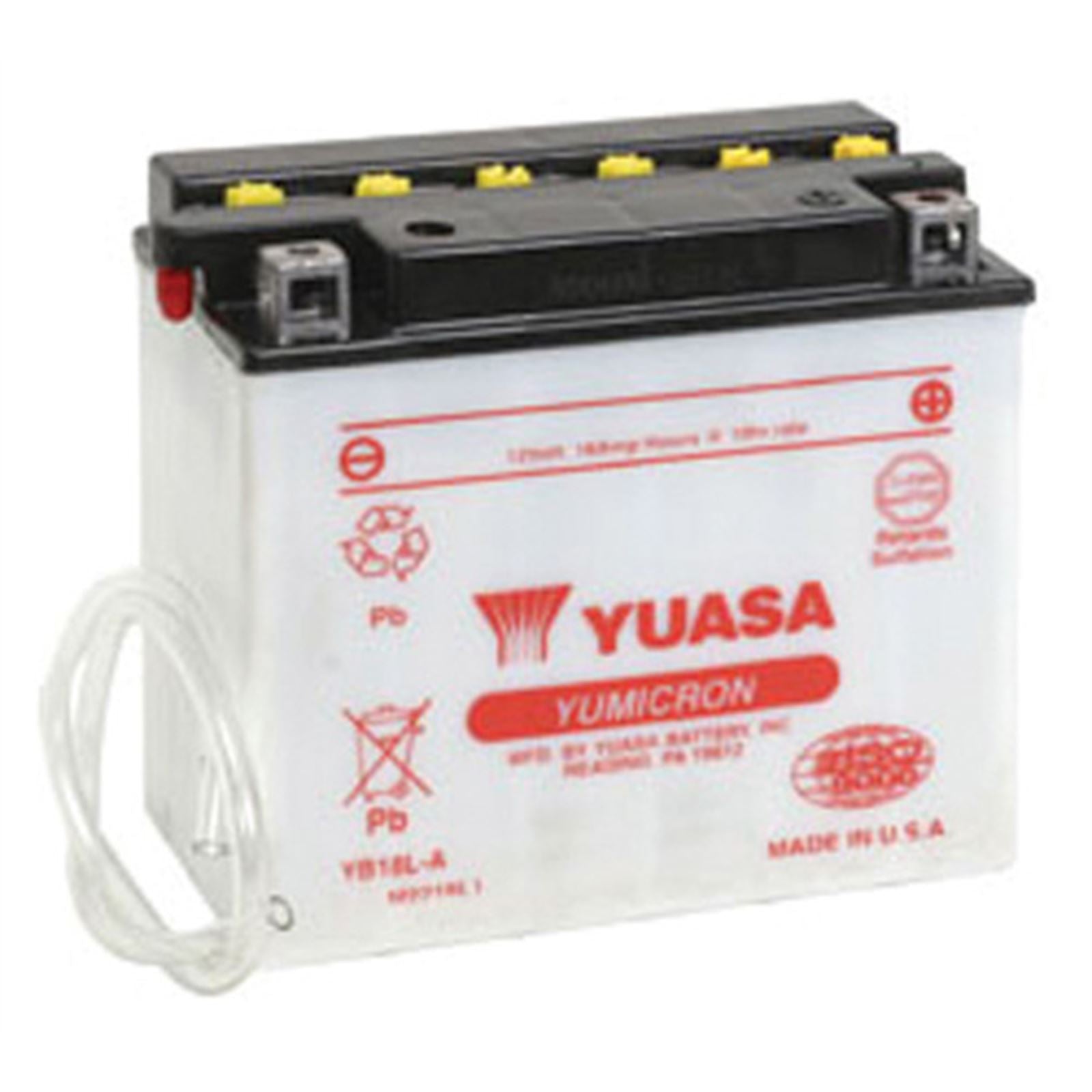 Yuasa Battery YB18L-A Conventional electrolyte Sold Separately YUAM2218L_591056