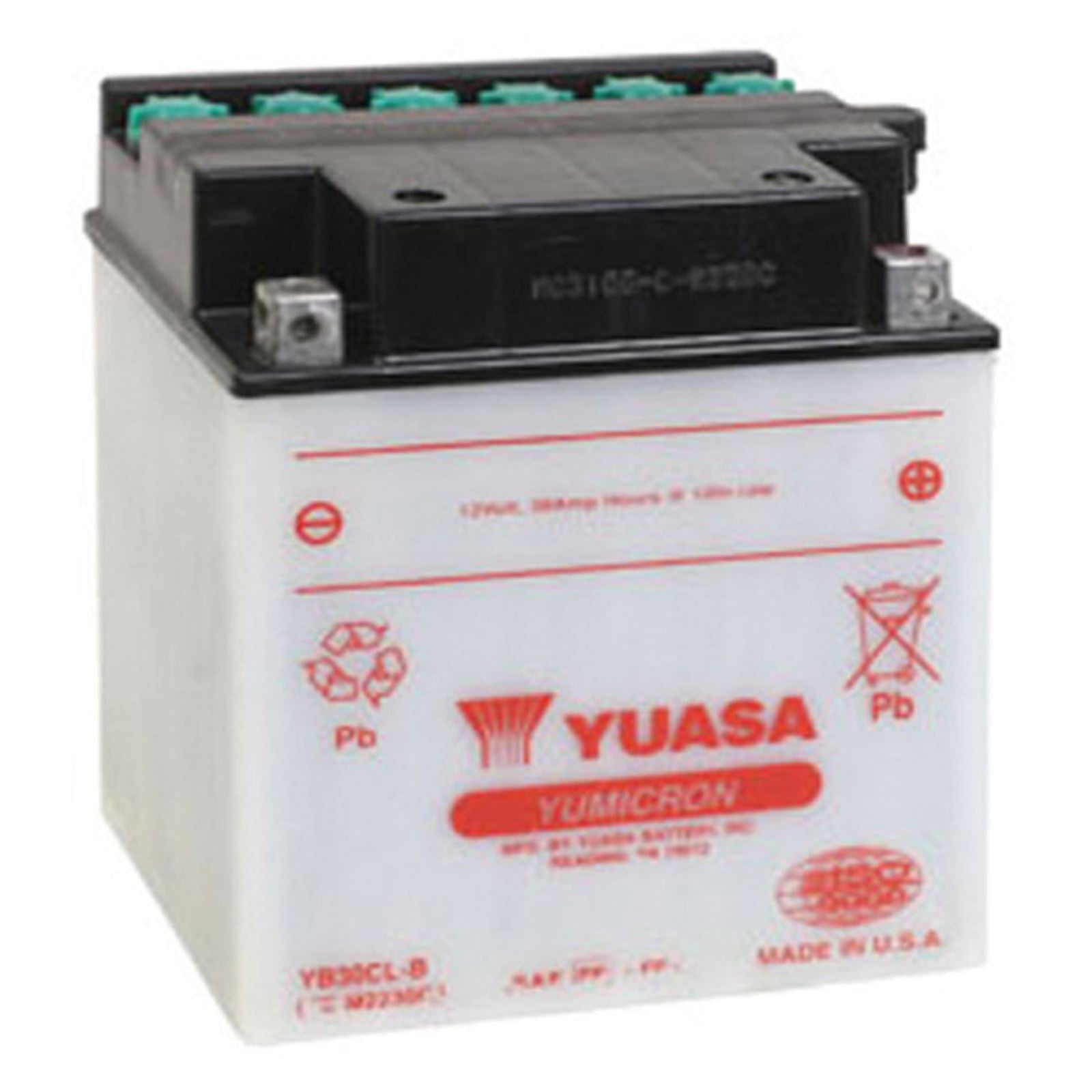 Yuasa Battery YB30CL-B Conventional electrolyte Sold Separately YUAM2230C_591057