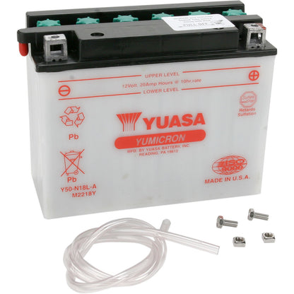 Yuasa Battery Y50-N18L-A Conventional electrolyte Sold Separately YUAM2218Y_501439