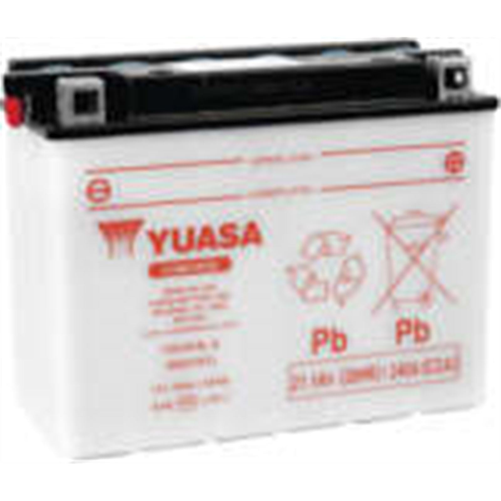 Yuasa Battery Y50-N18L-A Conventional electrolyte Sold Separately YUAM2218Y_195743