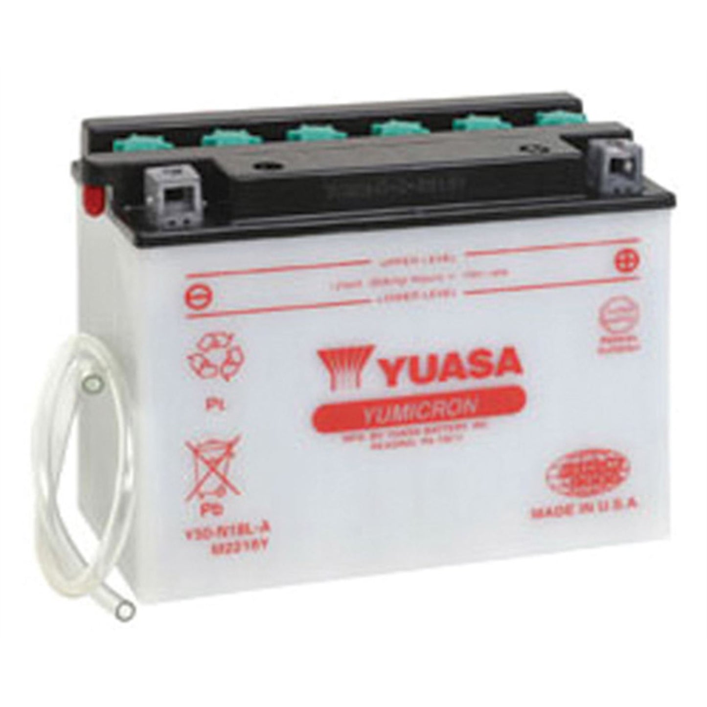 Yuasa Battery Y50-N18L-A Conventional electrolyte Sold Separately YUAM2218Y_591060