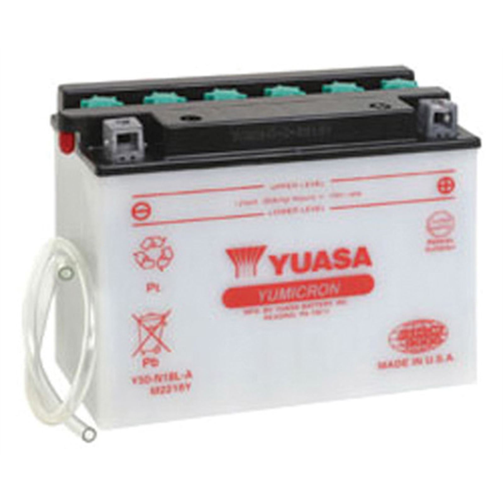 Yuasa Battery Y50-N18L-A Conventional electrolyte Sold Separately YUAM2218Y_591060