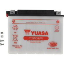 Yuasa Battery Y50-N18L-A3 Conventional electrolyte Sold Separately YUAM228A3_501440