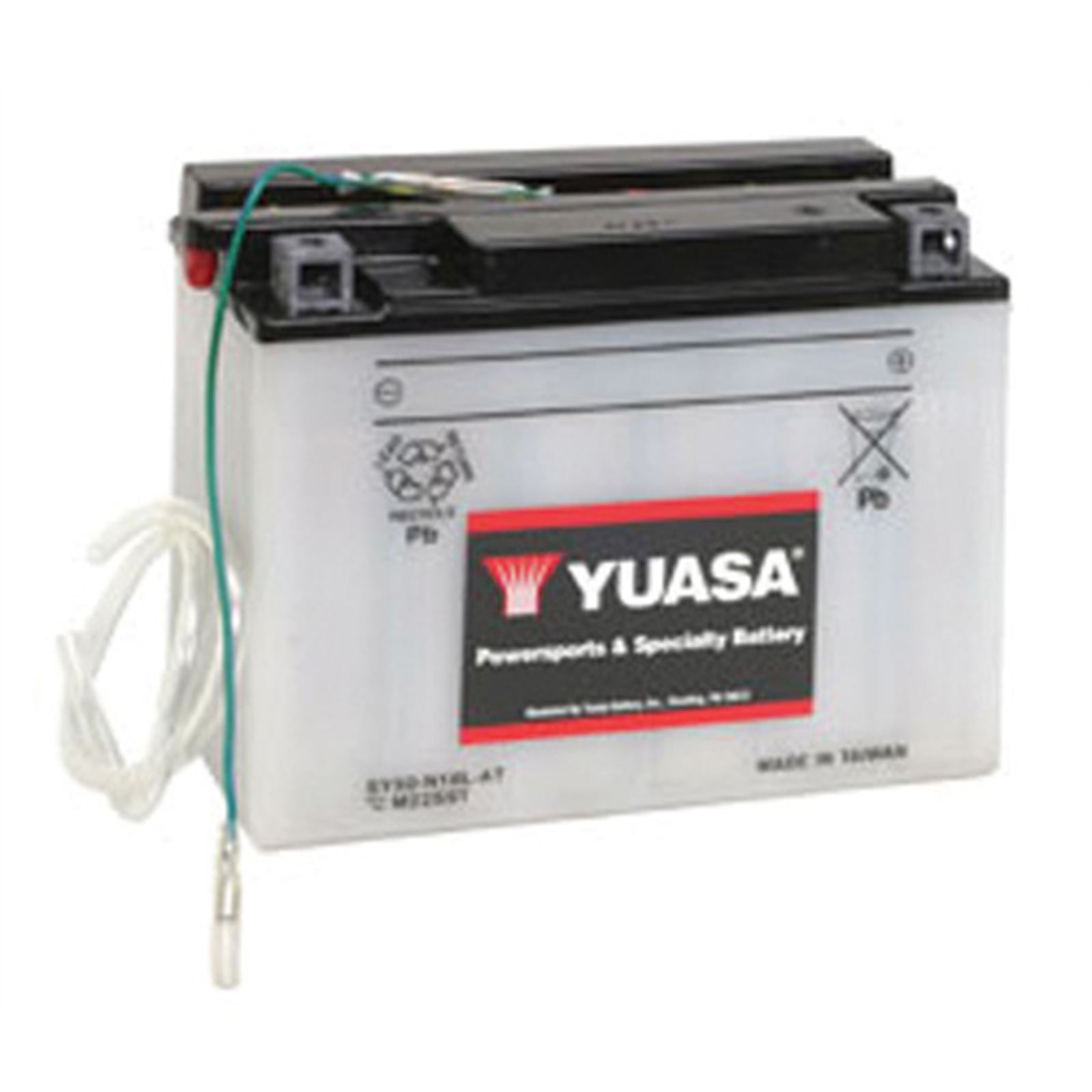 Yuasa Battery SY50-N18L-AT Conventional electrolyte Sold Separately YUAM22S8T_591063