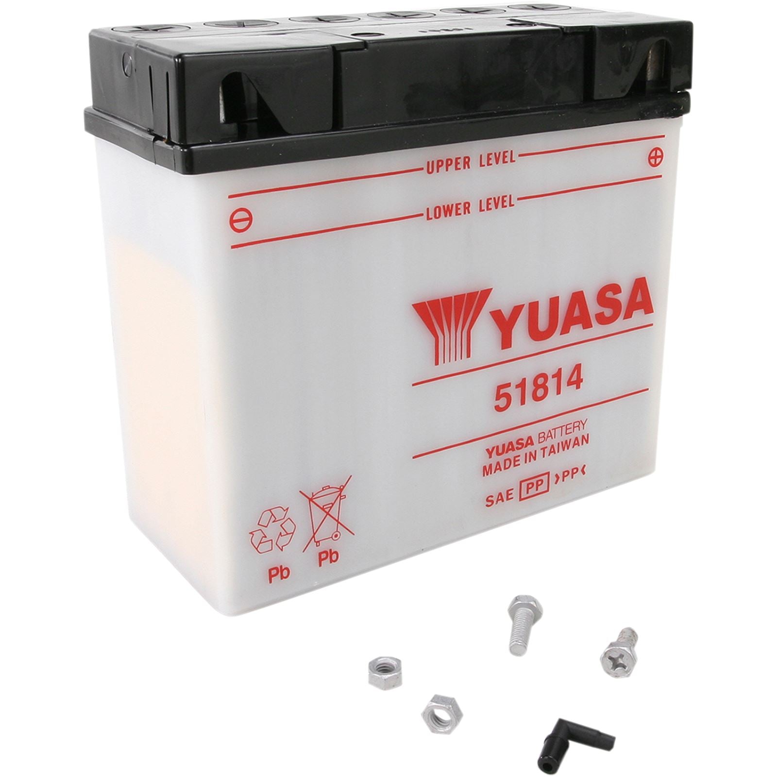 Yuasa Battery 51814 Conventional electrolyte Sold Separately YUAM2219B_501405