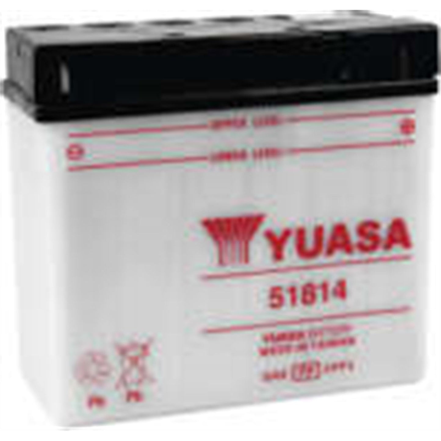 Yuasa Battery 51814 Conventional electrolyte Sold Separately YUAM2219B_195751