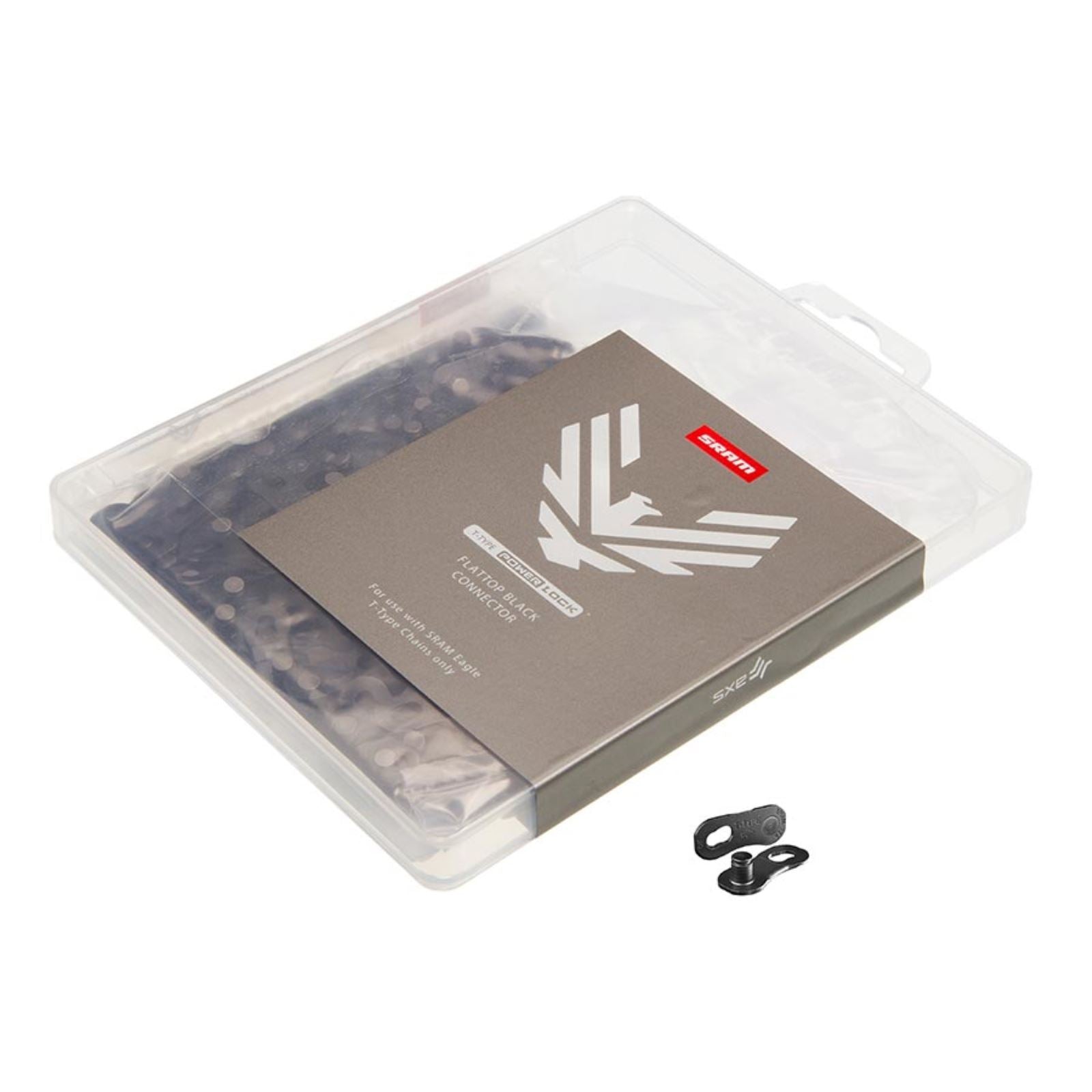 SRAM T-Type PowerLock Flattop Connector Link - 12-Speed, For Eagle T-Type Flattop Chain Only, Black -  50 Pack [MPN: 00.2518.059.007]_1408509