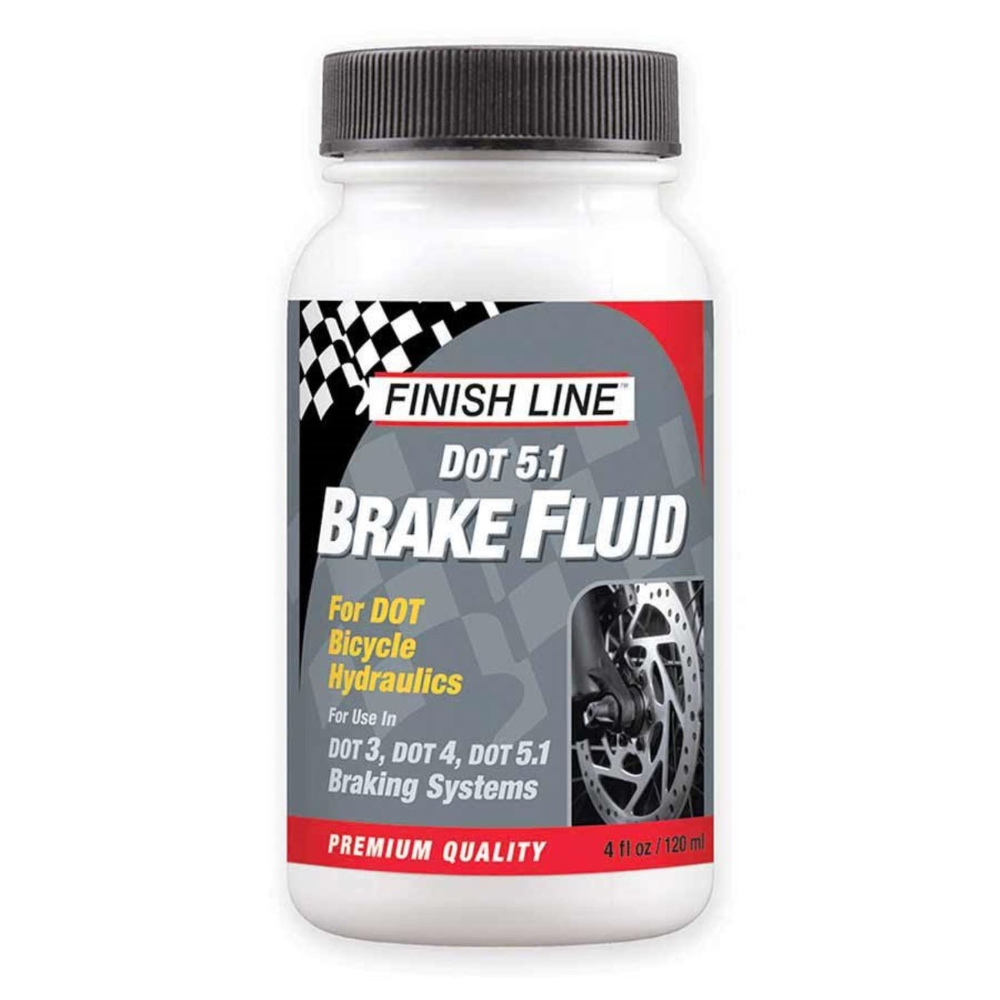 Finish Line Brake Fluid - DOT 5.1 4oz - Compatible With DOT 3 & 4 [MPN: BD0040101]_1161662