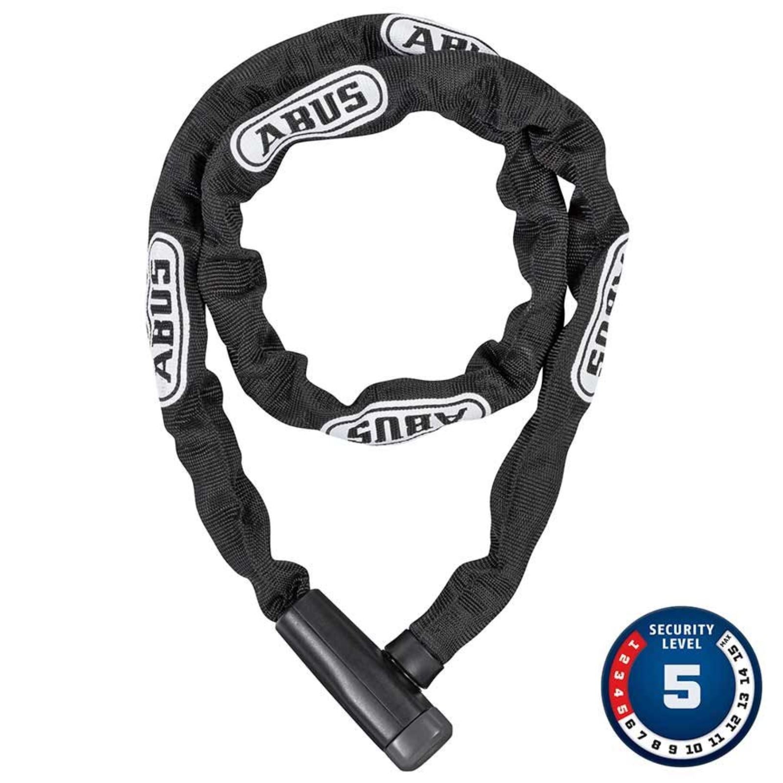 ABUS Steel-O-Chain 5805K Chain with Key Lock - 5mm x 75cm - Black [MPN: 712050]_1161619