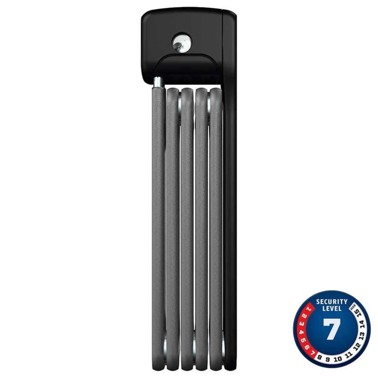 ABUS Bordo Ugrip Lite 6055 Foldable Lock with Key Lock - 5mm x 85cm - Black [MPN: 78063]_1161624