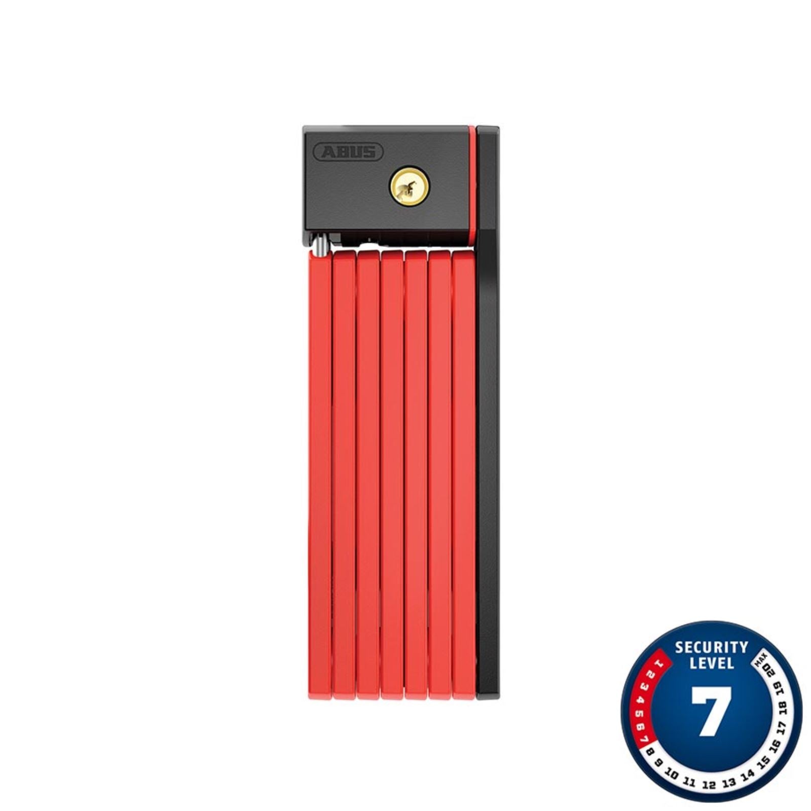 ABUS Bordo Big uGrip 5700 Folding Lock Key - 100cm 3.3' 5mm - Red [MPN: 86746 0]_1161702