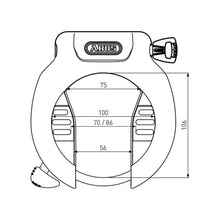 ABUS 4750S Pro Amparo Frame Lock Key - Black [MPN: 89676]_1161778