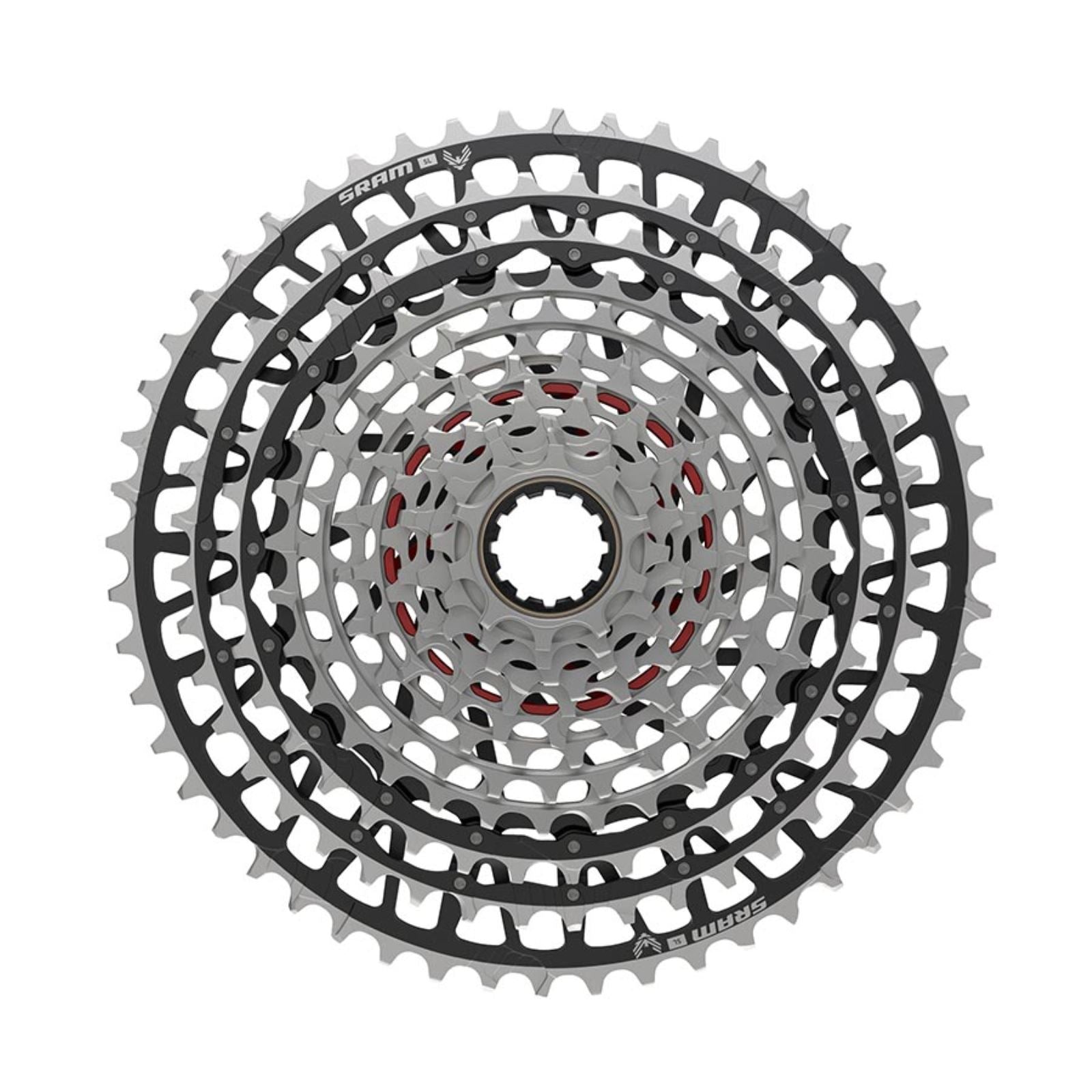 SRAM XS-1299 XX Eagle SL T-Type Cassette - Silver/Black - Speed: 12 [MPN: 00.2418.124.000]_1161940