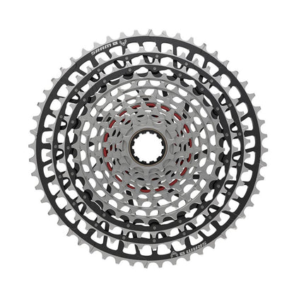 SRAM XS-1299 XX Eagle SL T-Type Cassette - Silver/Black - Speed: 12 [MPN: 00.2418.124.000]_1161940