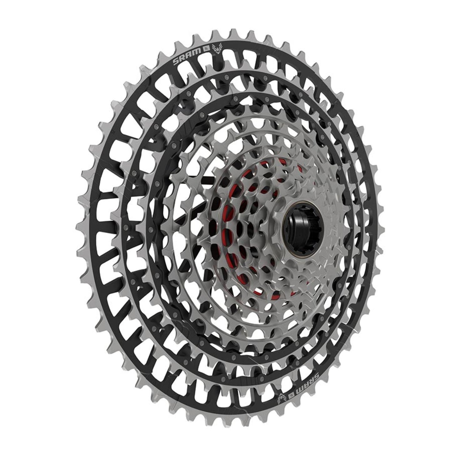 SRAM XS-1299 XX Eagle SL T-Type Cassette - Silver/Black - Speed: 12 [MPN: 00.2418.124.000]_1161919