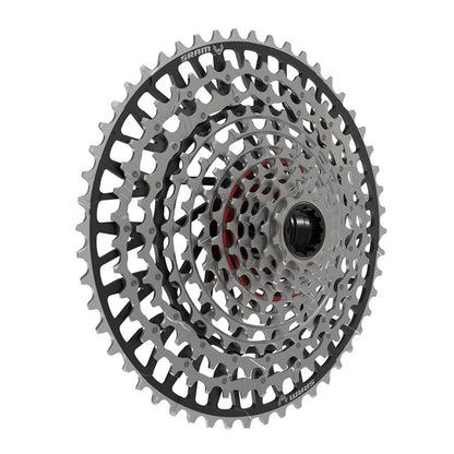 SRAM XS-1297 XX Eagle T-Type Cassette - Silver/Black - Speed: 12 [MPN: 00.2418.125.000]_1161921