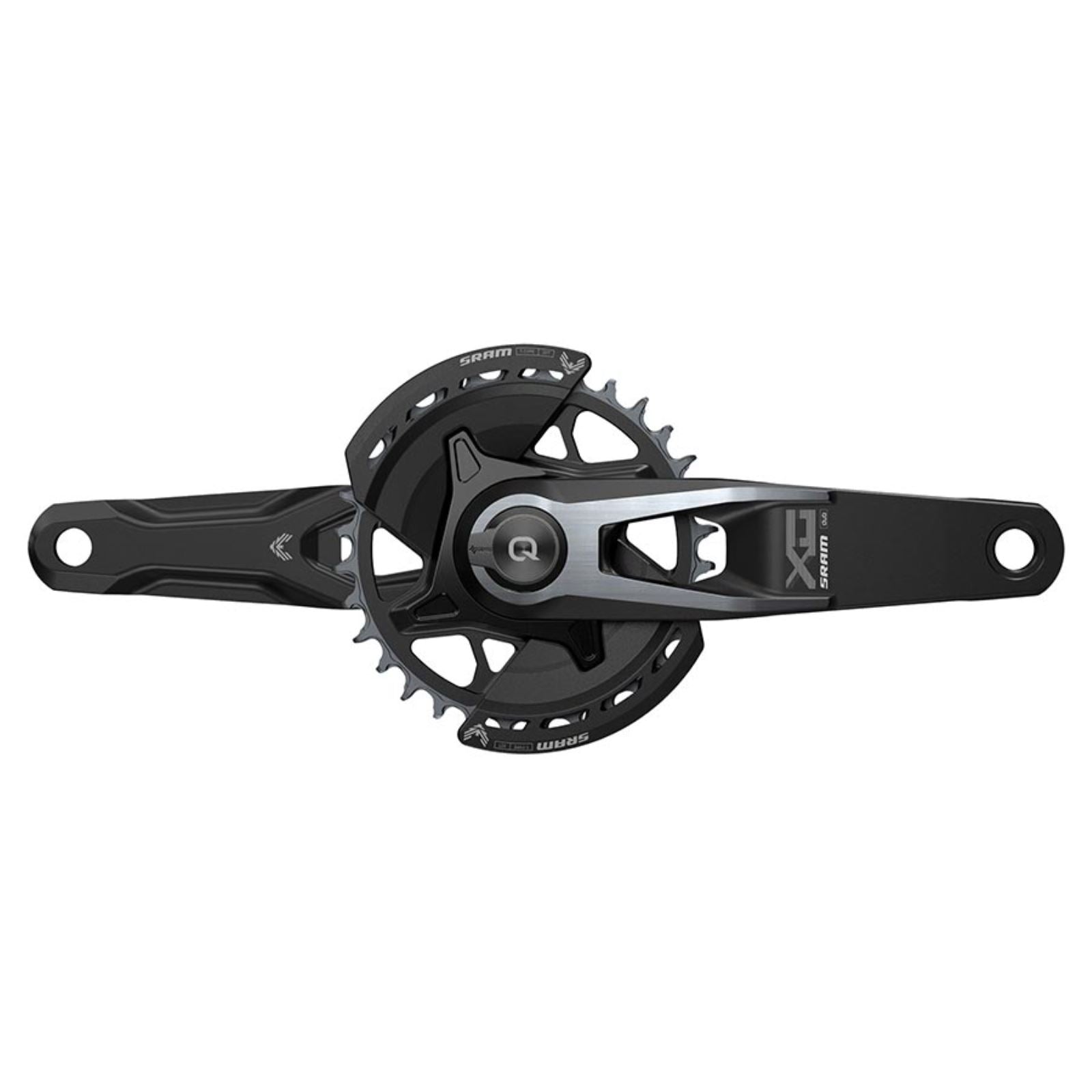 SRAM X0 T-Type Spindle Power Meter Crankset - 165mm - Black [MPN: 00.6118.641.002]_1162010