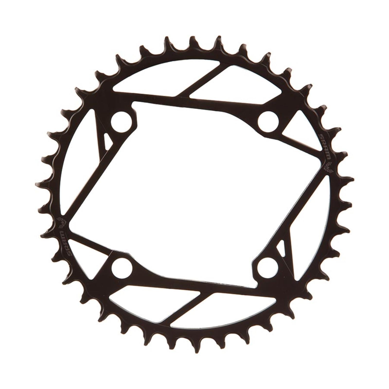 SRAM Eagle T-Type E-MTB Chainring Teeth: 38 - Steel - Black [MPN: 11.6218.057.002]_1389558