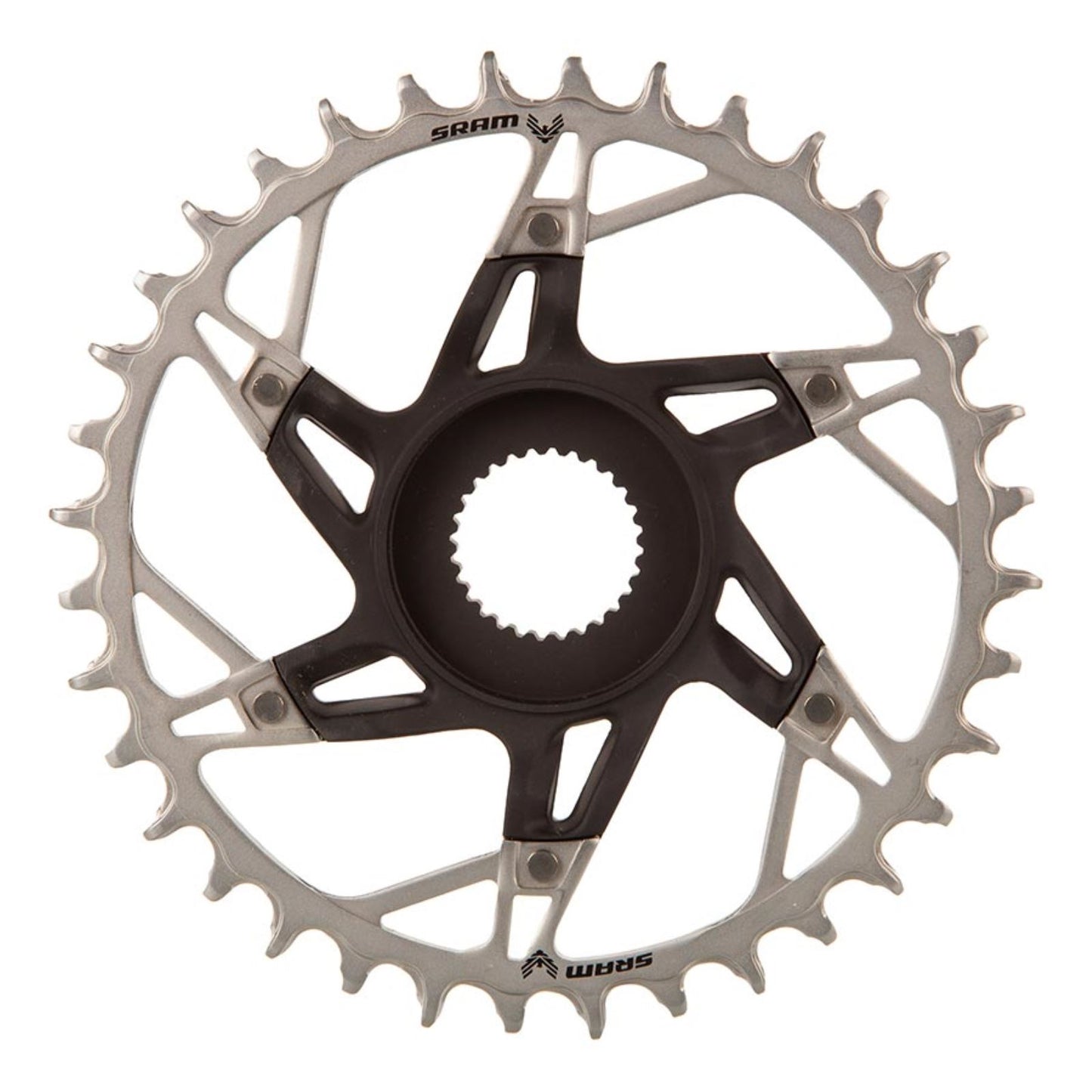 SRAM XX Eagle T-Type DM E-MTB Bosch Chainring - Aluminum/Steel  Black [MPN: 11.6218.059.001]_1375252