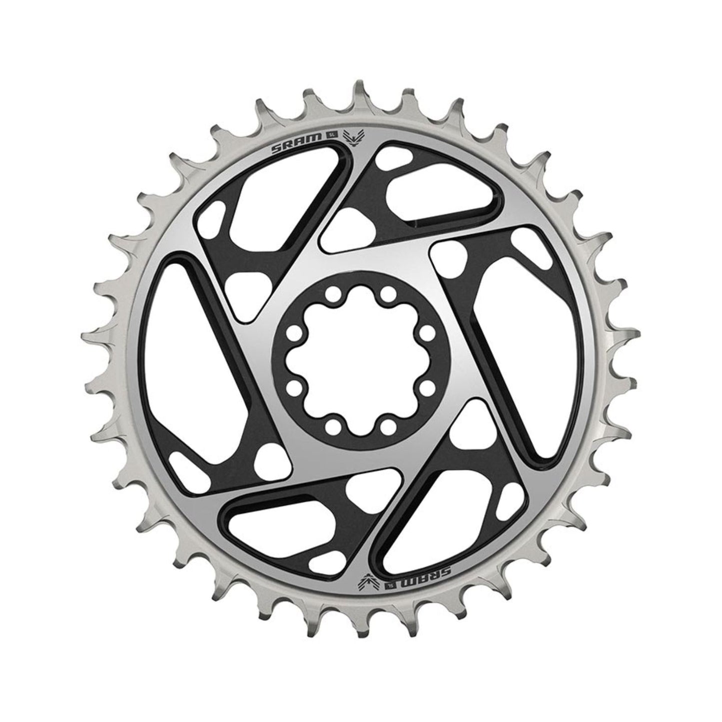 SRAM Eagle T-Type DM XX SL 0mm Offset Chainring Teeth: 34 - Al Black [MPN: 11.6218.054.011]_1161980