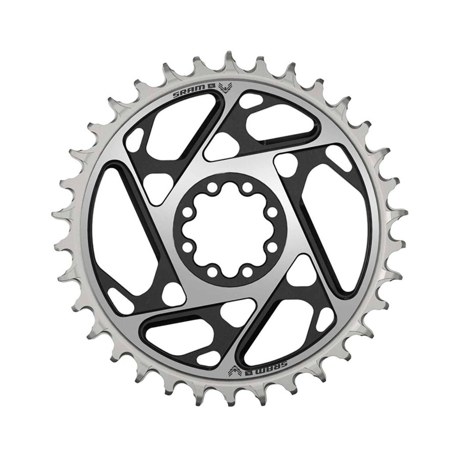 SRAM Eagle T-Type DM XX SL 0mm Offset Chainring Teeth: 34 - Al Black [MPN: 11.6218.054.011]_1161980