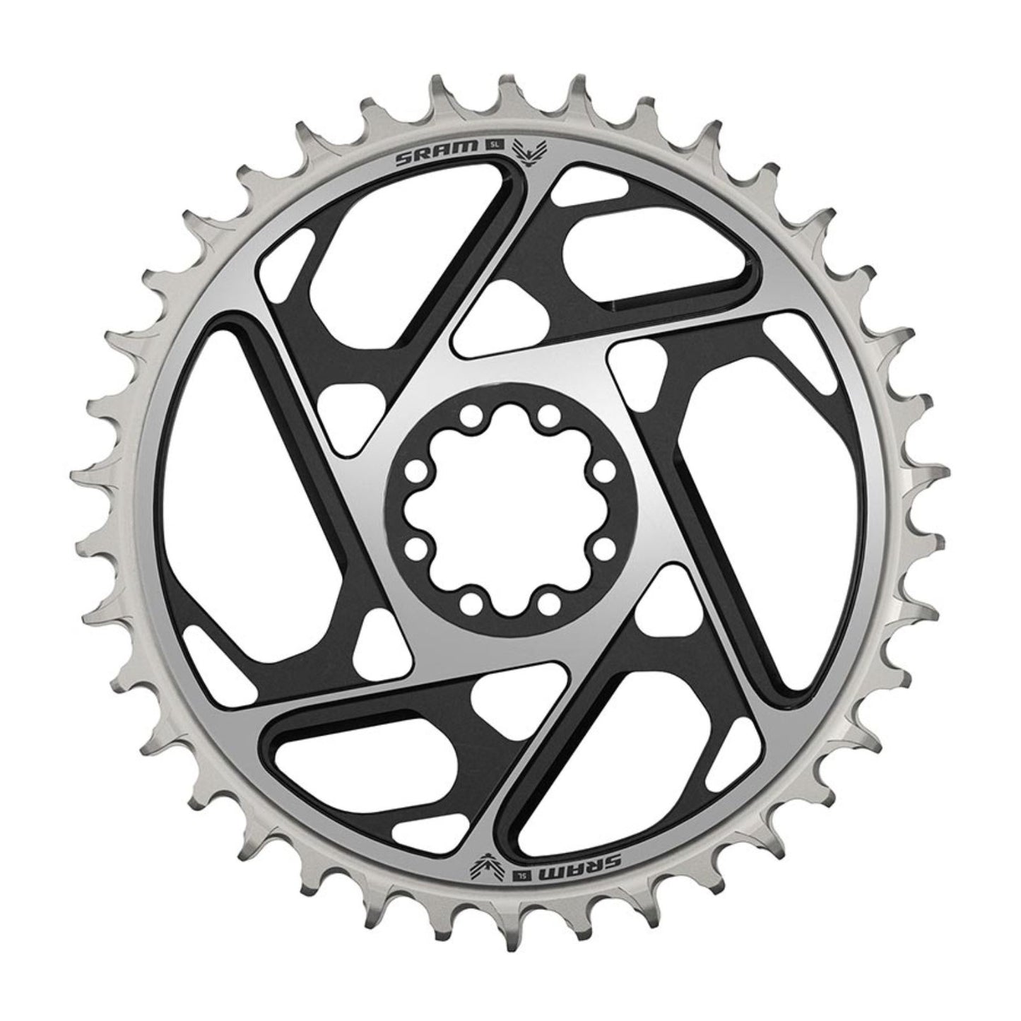 SRAM Eagle T-Type DM XX SL 0mm Offset Chainring Teeth: 38 - Al Black [MPN: 11.6218.054.013]_1161982
