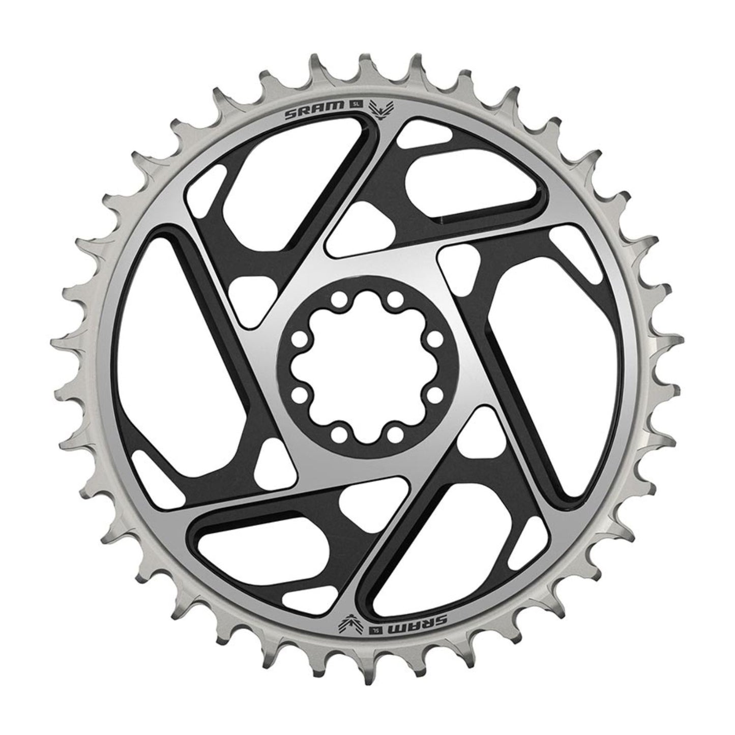 SRAM Eagle T-Type DM XX SL 3mm Offset Chainring Teeth: 38 - Al Black [MPN: 11.6218.054.017]_1161986