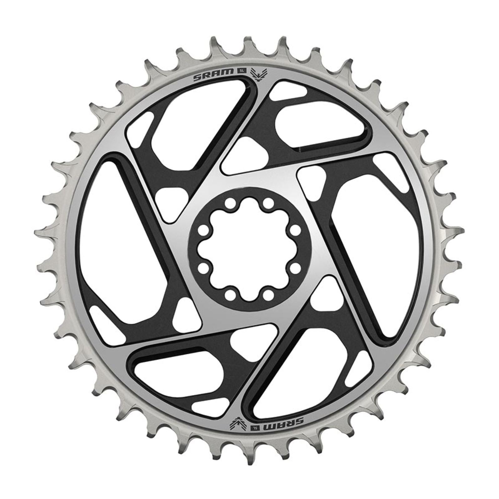 SRAM Eagle T-Type DM XX SL 3mm Offset Chainring Teeth: 38 - Al Black [MPN: 11.6218.054.017]_1161986