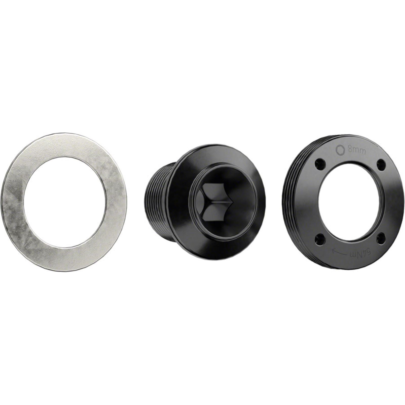 SRAM X0 Eagle T-Type Crank Arm Self-Extracting Bolt Kit - M18 / M30, Dark Polar Black, D1 [MPN: 11.6118.073.000]_1415845