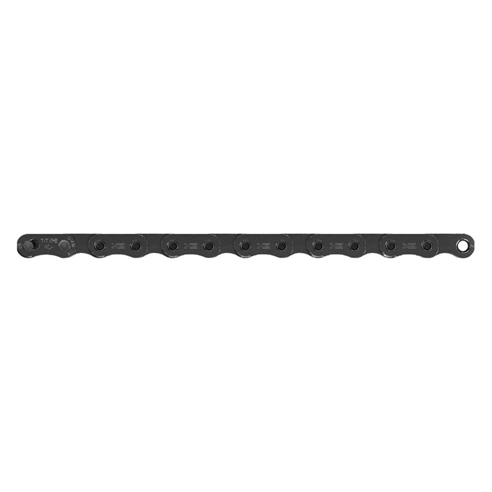 SRAM X0 Eagle T-Type Flattop Chain - 12-Speed, 126 Links, Solid Pin, Includes PowerLock Connector, PVD Coated - Dark Polar  [MPN: 00.2518.055.010]_1162052