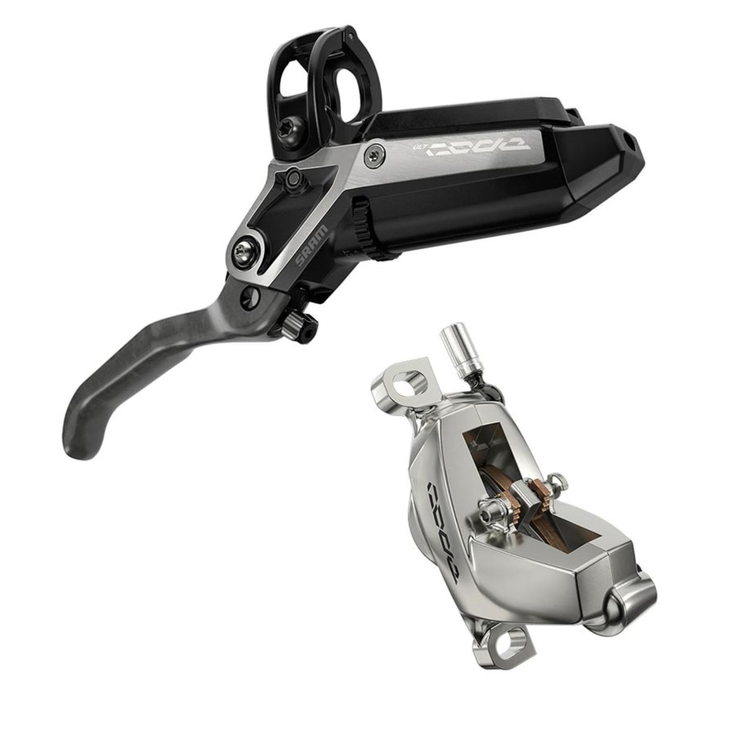 SRAM Code Ultimate Stealth Disc Brake and Lever - Front - Post Mount [MPN: 00.5018.194.000]_1162056
